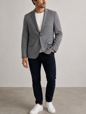 Rag & Bone New York Men’s Gray Cotton Unstructured Blazer Size 44